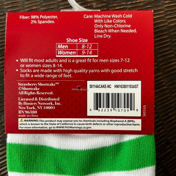 Brand new Strawberry Shortcake socks 🍓 - Picture 4 of 4